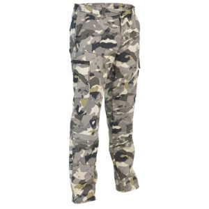 Jagdhose Steppe 300 Regular Camouflage grau