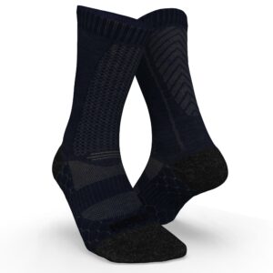 Laufsocken - Run 900 Mid Merinowolle marineblau