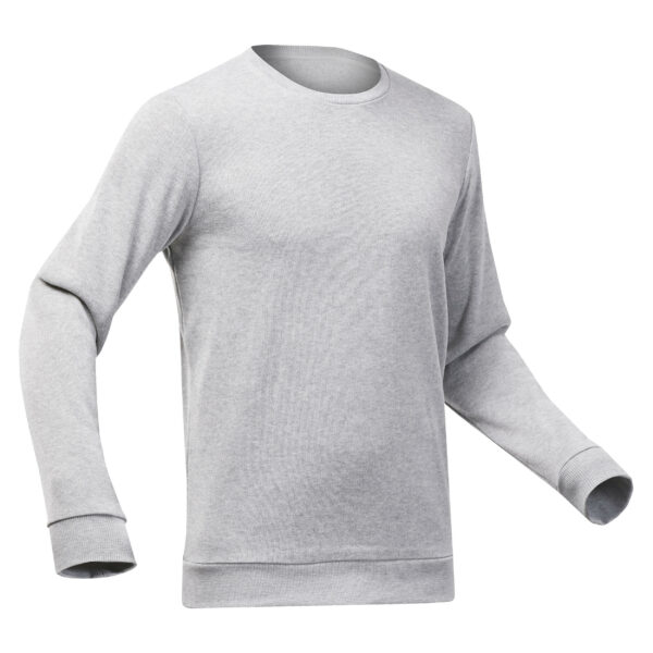 Pullover Naturwandern NH150 Rundhals Herren grau