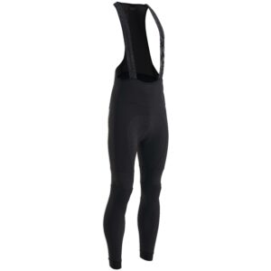 Radhose lang mit Trägern Rennrad Winter Racer schwarz