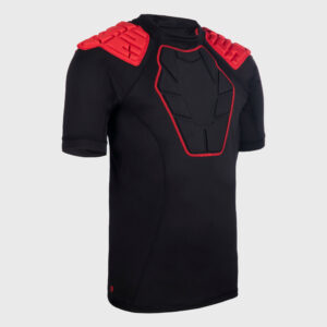 Rugby Schulterschutz 550 schwarz/rot