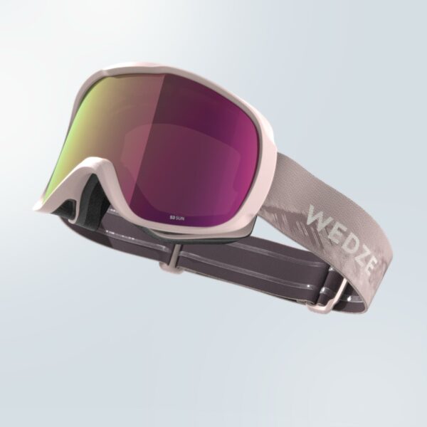 Skibrille Snowboardbrille Erwachsene/Kinder Schönwetter - G 500 S3 rosa