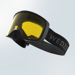 Skibrille Snowboardbrille Erwachsene/Kinder Schlechtwetter - G 100 S1 schwarz