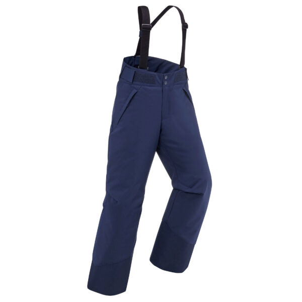 Skihose Kinder Piste warm wasserdicht - 500 Pull'n Fit marineblau