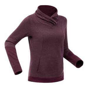 Sweatshirt Naturwandern NH100 Damen bordeaux