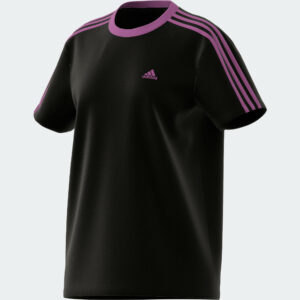 T-Shirt Fitness Soft Training Adidas Damen schwarz/lila