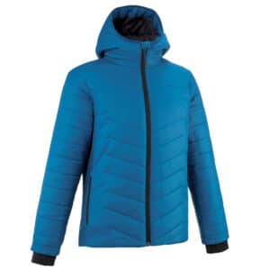 Wattierte Wanderjacke Hybridjacke Kinder Jungen Gr. 122–170 blau