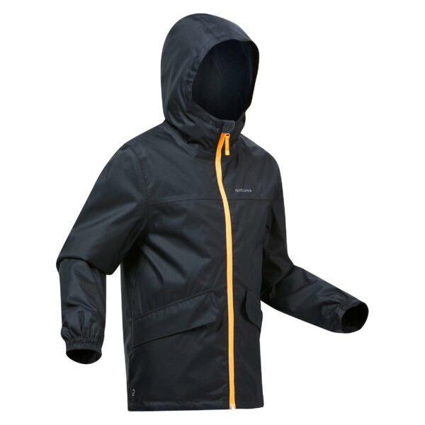 3-in-1-Jacke Winterwandern SH100 Warm +1 °C wasserdicht Kinder Gr. 122–170 schwarz