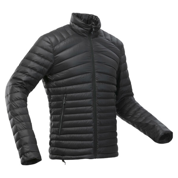 Daunenjacke Herren bis -5 °C Trekking - MT100 schwarz