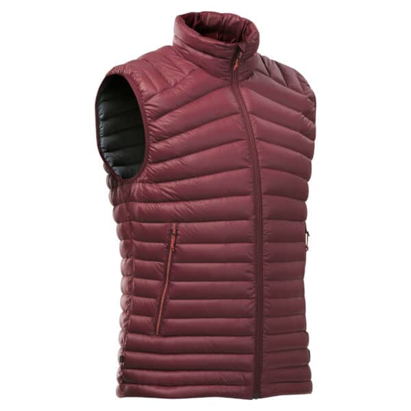 Daunenweste Herren Trekking - MT100 rot