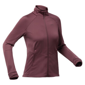 Fleecejacke Damen Wandern - MH520 bordeaux