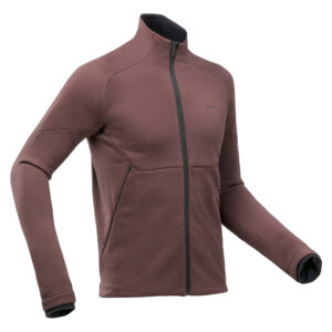 Fleecejacke Herren Bergwandern - MH520 braun