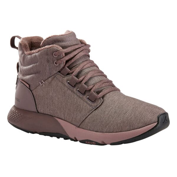 Freizeitschuhe Walking Actiwalk warm Damen rosa