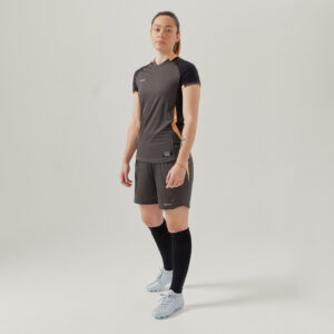 Fussballshorts kurz Damen schwarz