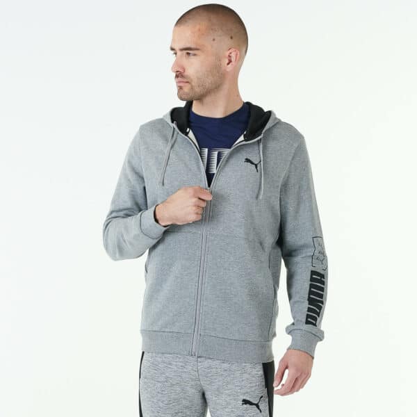 Kapuzenjacke Puma Active Herren grau