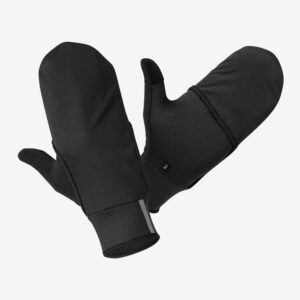 Lauf-Handschuhe mit integrierten Fäustlingen - Evolutiv schwarz