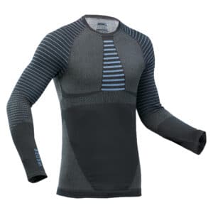 Skiunterwäsche Funktionsshirt Herren - BL 980 Seamless blau