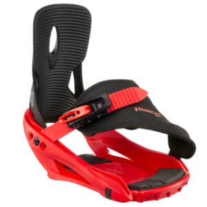 Snowboardbindung Kinder Schnellverschluss - Faky S schwarz/rot