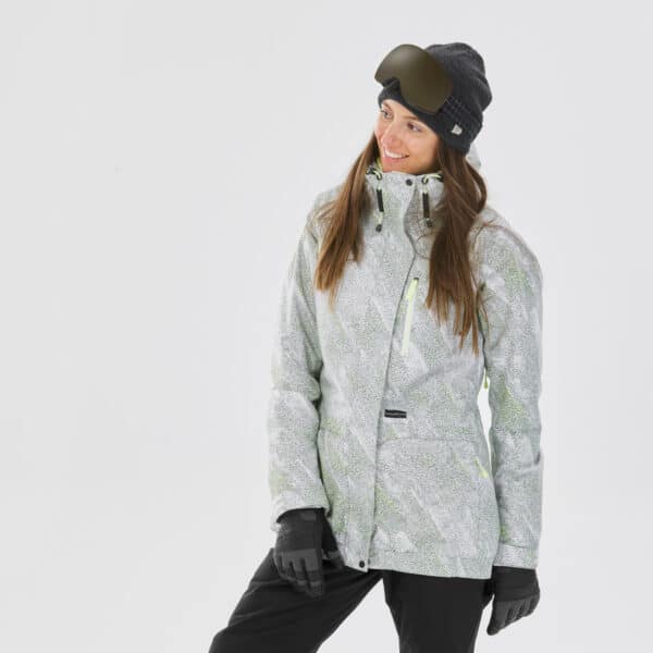 Snowboardjacke Damen - SNB 100 weiss