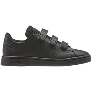 Sportschuhe Kinder Klettverschluss Adidas - Advantage schwarz