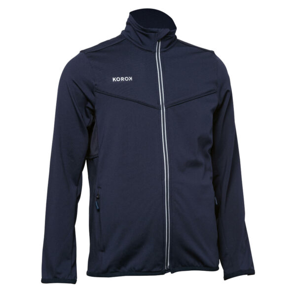 Trainingsjacke Feldhockey FH900 Kinder marineblau