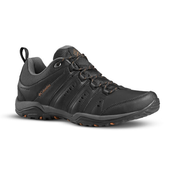 Wanderschuhe Herren Columbia Fire Venture Leder wasserdicht schwarz