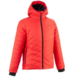 Wattierte Wanderjacke Hybridjacke Kinder Gr.122-170 rot