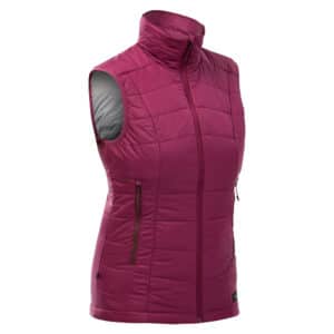 Wattierte Weste Damen Trekking - MT100 violett