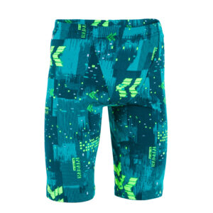 Badehose Jammer Fitib Jungen blau/neongrün