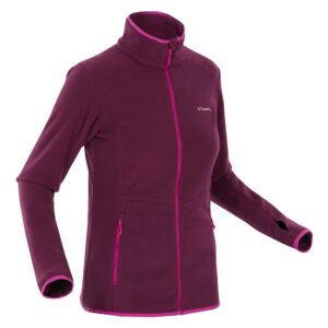 Fleecejacke Damen Bergwandern - Columbia violett