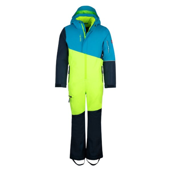 HALLINGDAL SNOWSUIT BOYA COOL LIME/VIVID BLUE/NIGHT SKY