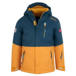 Hallingdal Wattierte Jacket Boys MYSTIC BLUE/GOLDEN YELLOW