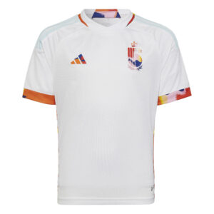 Kinder Fussball Trikot Belgien Auswärts 2022