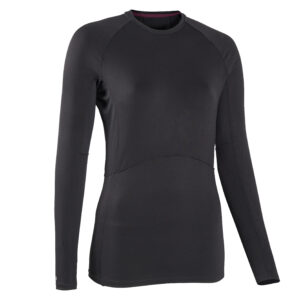 Longsleeve Eiskunstlauf Damen - schwarz