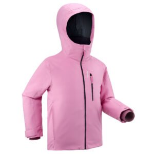 Skijacke - 550 warm wasserdicht Kinder rosa