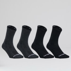 Tennissocken High 4er-Pack - RS 500 schwarz/grau