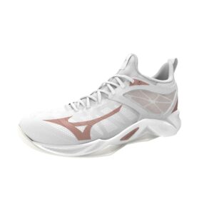 Volleyballschuhe Mizuno Dimension Low Damen weiss/rosa