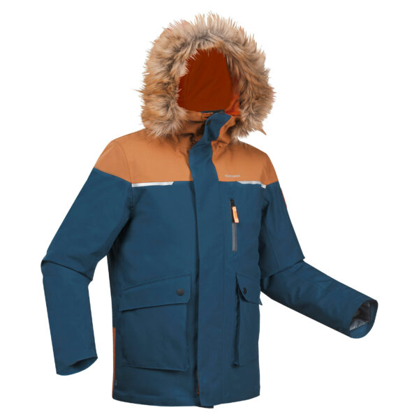 Winterjacke Parka Kinder bis -23 °C wasserdicht Gr. 122-170 Winterwandern - SH500 Ultrawarm