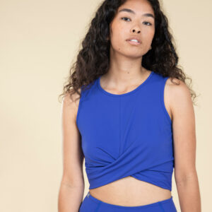 Yoga - Crop Top Premium indigo