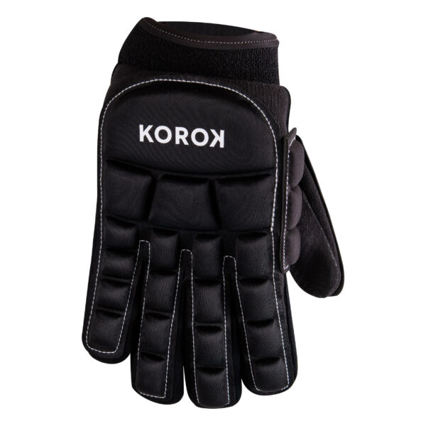 Feldhockey Handschuh Indoor Rechte Hand - FH100 schwarz