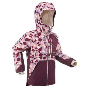 Snowboardjacke Skijacke Kinder - SNB 500 Kid Grafik violett