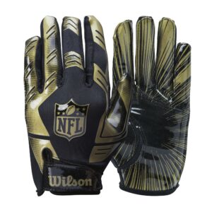 American Football Handschuh NFL - Stretch Fit schwarz/goldfarben