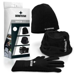 Damen/Herren Fussball Set - Spieler Winterset V22 schwarz