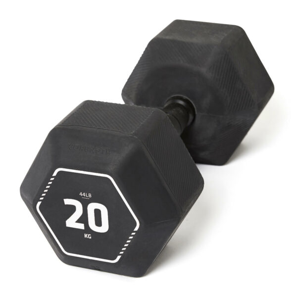 Hantel Krafttraining Crosstraining Hex Dumbbell 20 kg schwarz