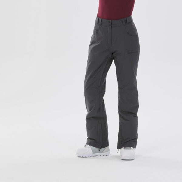 Snowboardhose Skihose Damen - SNB 500 wasserdicht grau