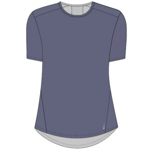 Sport T-Shirt FTS 120 L tailliert grosse Grösse Damen - violett