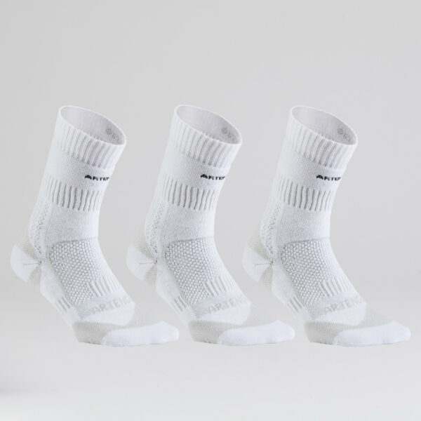 Tennissocken Baumwolle High Gael Monfils 3er-Pack - RS 900 weiss