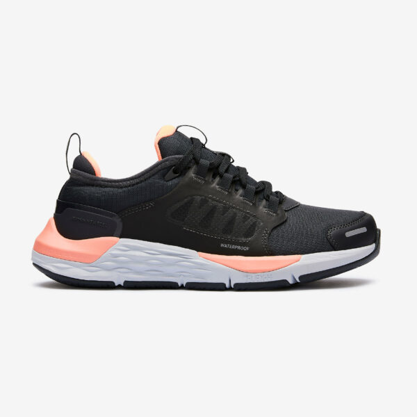 Walking Schuhe Sneaker - Sportwalk Waterproof schwarz/rosa