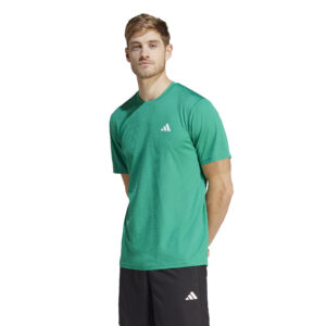 Adidas T-Shirt Herren Fitness Cardio - grün