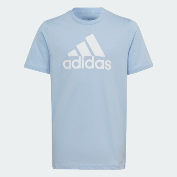 Adidas T-Shirt Kinder - hellblau/weiß
